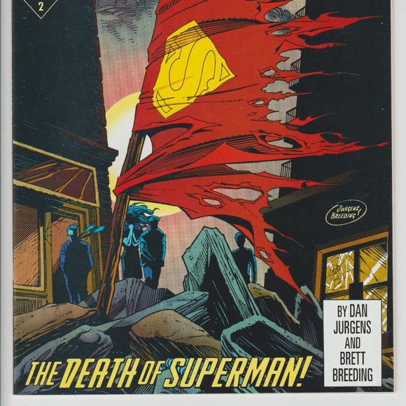 Superman #75 Volume 2 1st Printing Death of 1993  Dan Jurgens  Glenn Whitmore - Picture 2 of 6